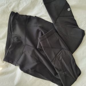 Lululemon Pace Rival High Rise Crop 22" black size 2
